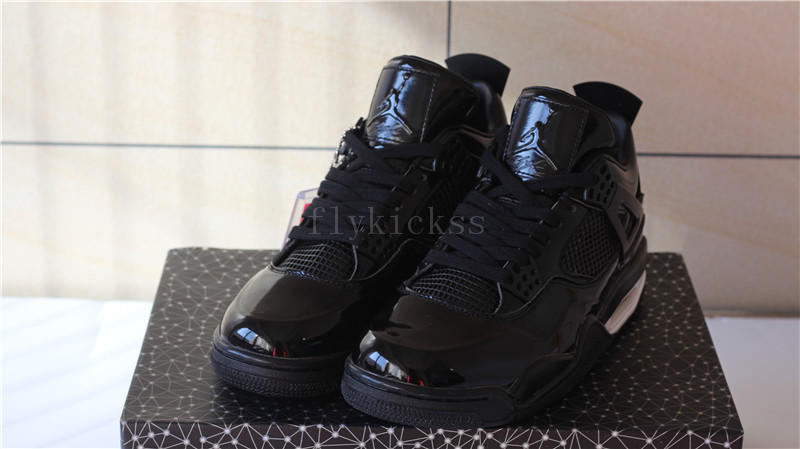 Authentic Air Jordan 4 Rero 11lab4 Black